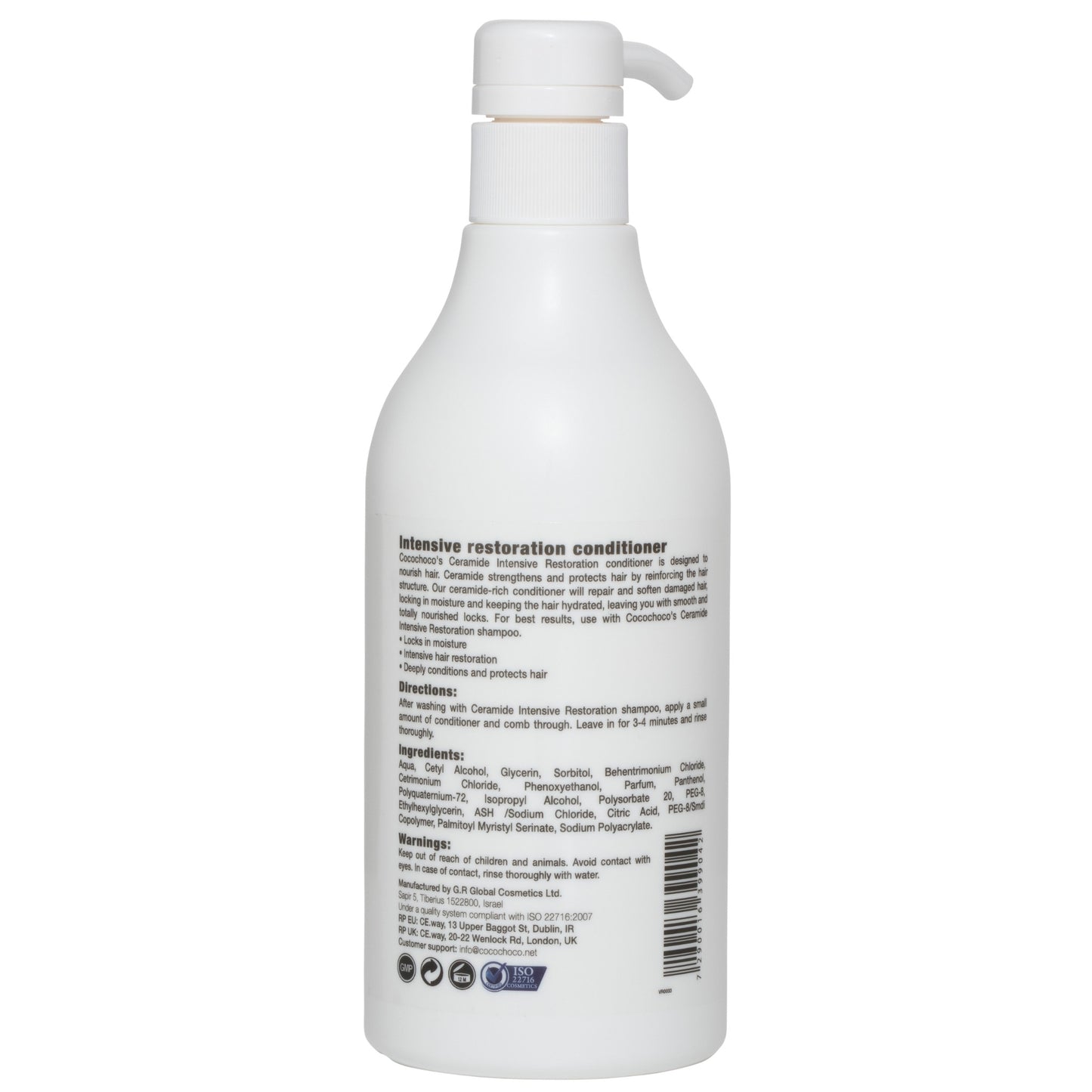 Intensiv Ceramid Restoration fri sulfatbalsam 500 ml | COCOCHOCO®