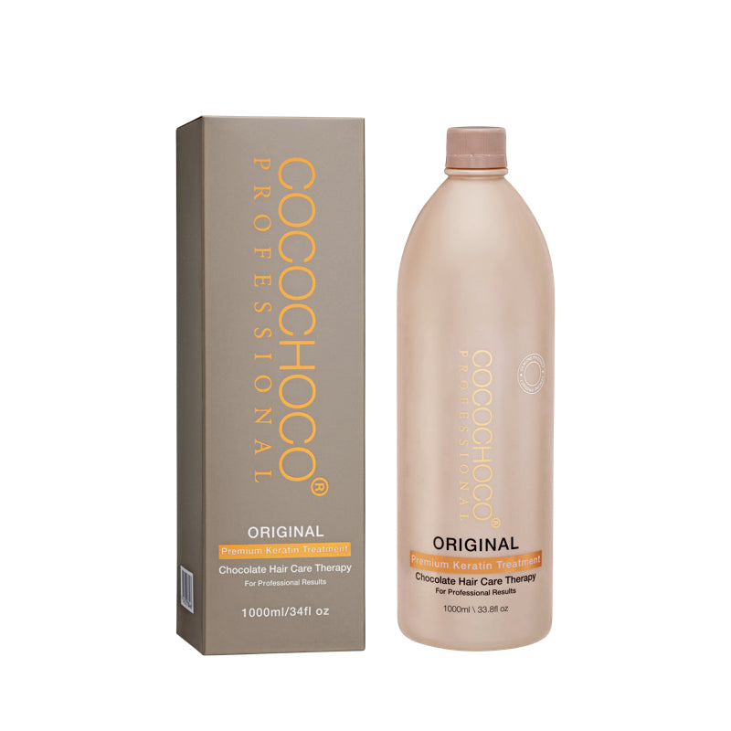 Brasiliansk keratin original hårkur 1000 ml - Til mørkt/tykt hår | COCOCHOCO®
