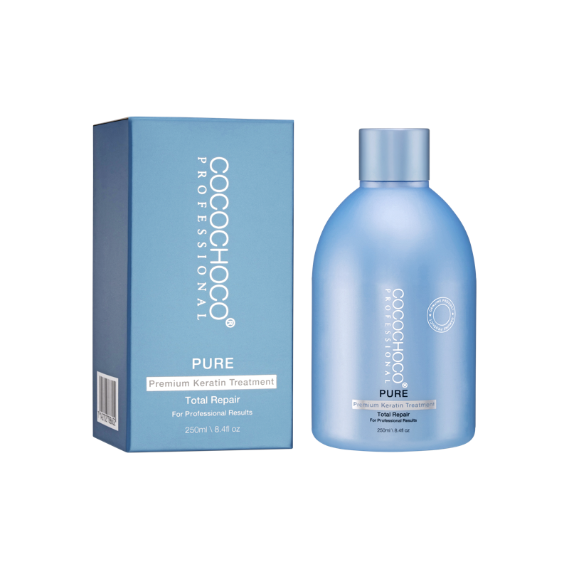 Brasiliansk keratin Pure hair treatment 250 ml - Til blondt/tyndt hår | COCOCHOCO®