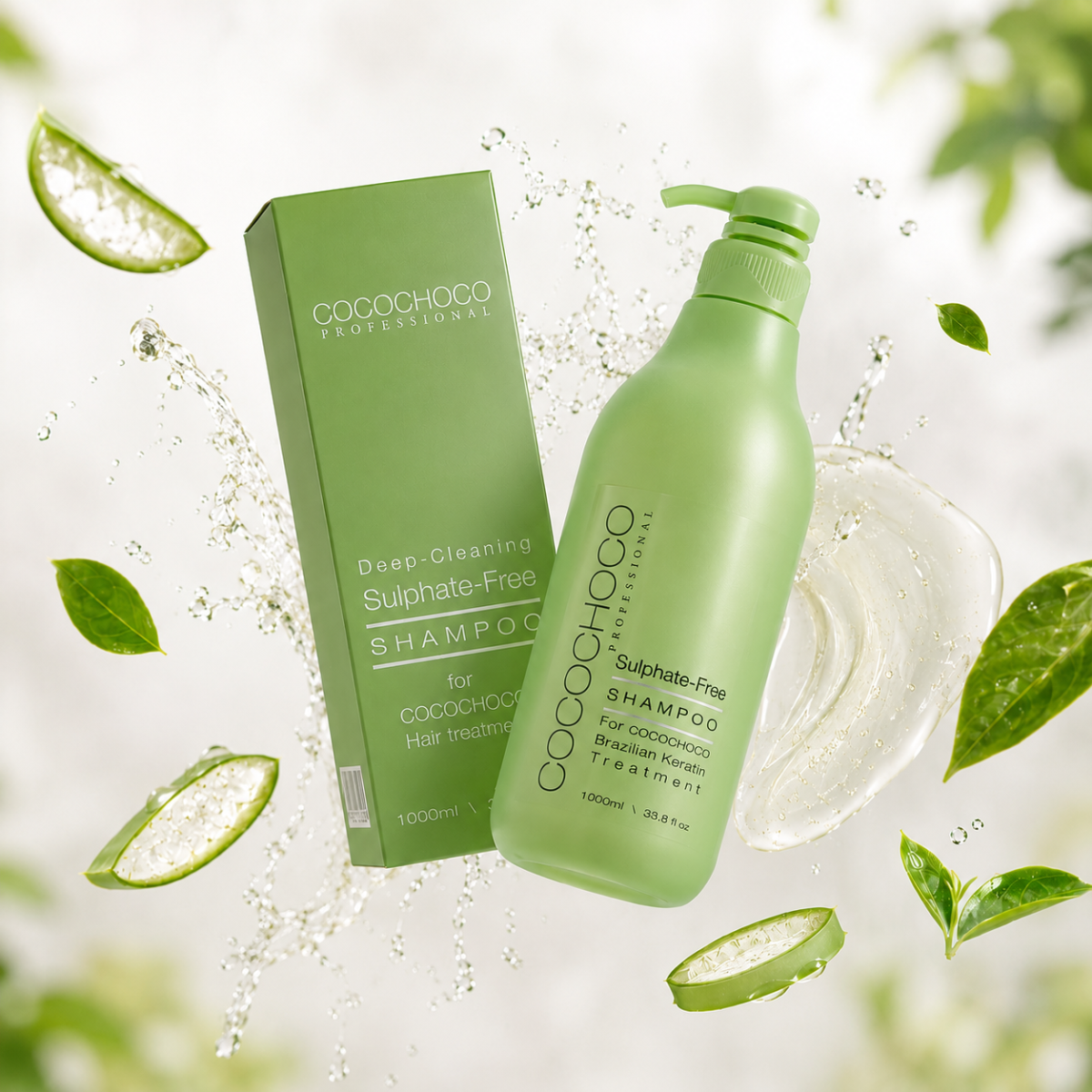 Sulfatfri fugtgivende shampoo 1000 ml | COCOCHOCO®