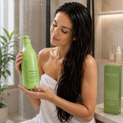 Sulfatfri fugtgivende shampoo 1000 ml | COCOCHOCO®