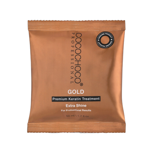 Brasiliansk keratin Guld hårkur 50 ml - For ekstra glans / glans | COCOCHOCO®