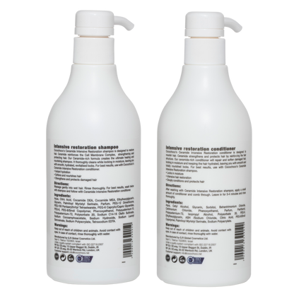 Sæt Intensive Ceramide Restoration free sulfate Shampoo & Conditioner 2x 500 ml | COCOCHOCO®