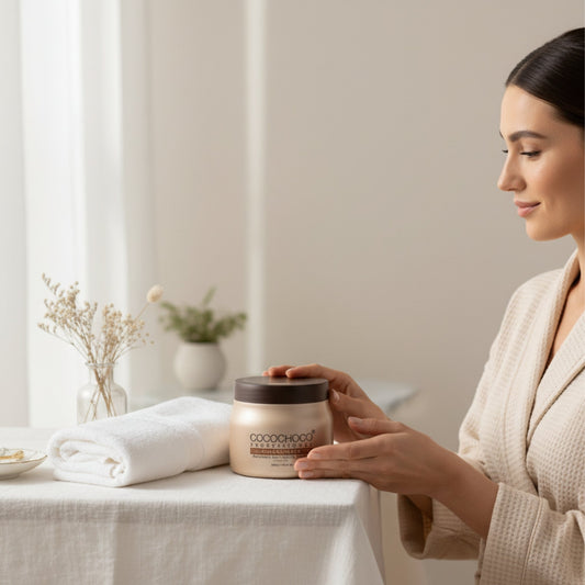 Kollagen hårmaske til tørt hår med biotin 500 ml | COCOCHOCO®