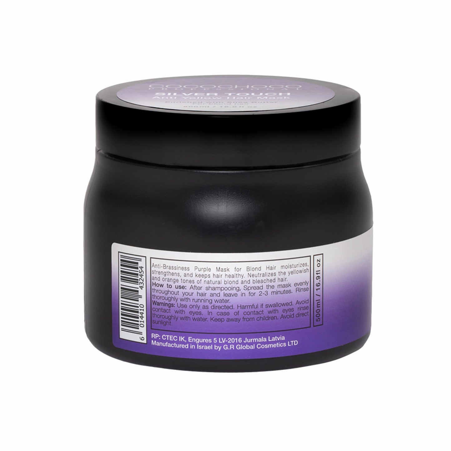 Anti-Yellow Mask - Neutraliserende gule toner & hydrering 500 ml | COCOCHOCO®
