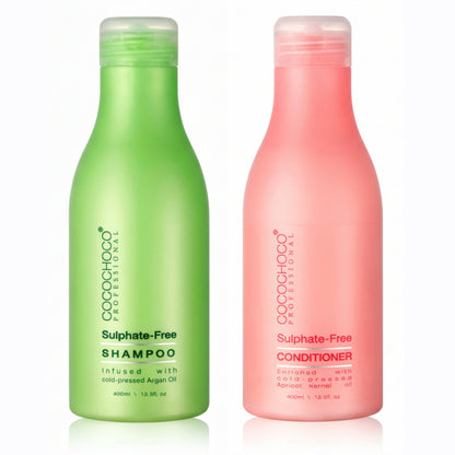 cocochoco shampooflaske og balsamfrit sulfatsæt