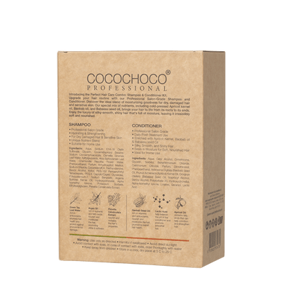 fugtgivende shampoosæt med balsam cocochoco